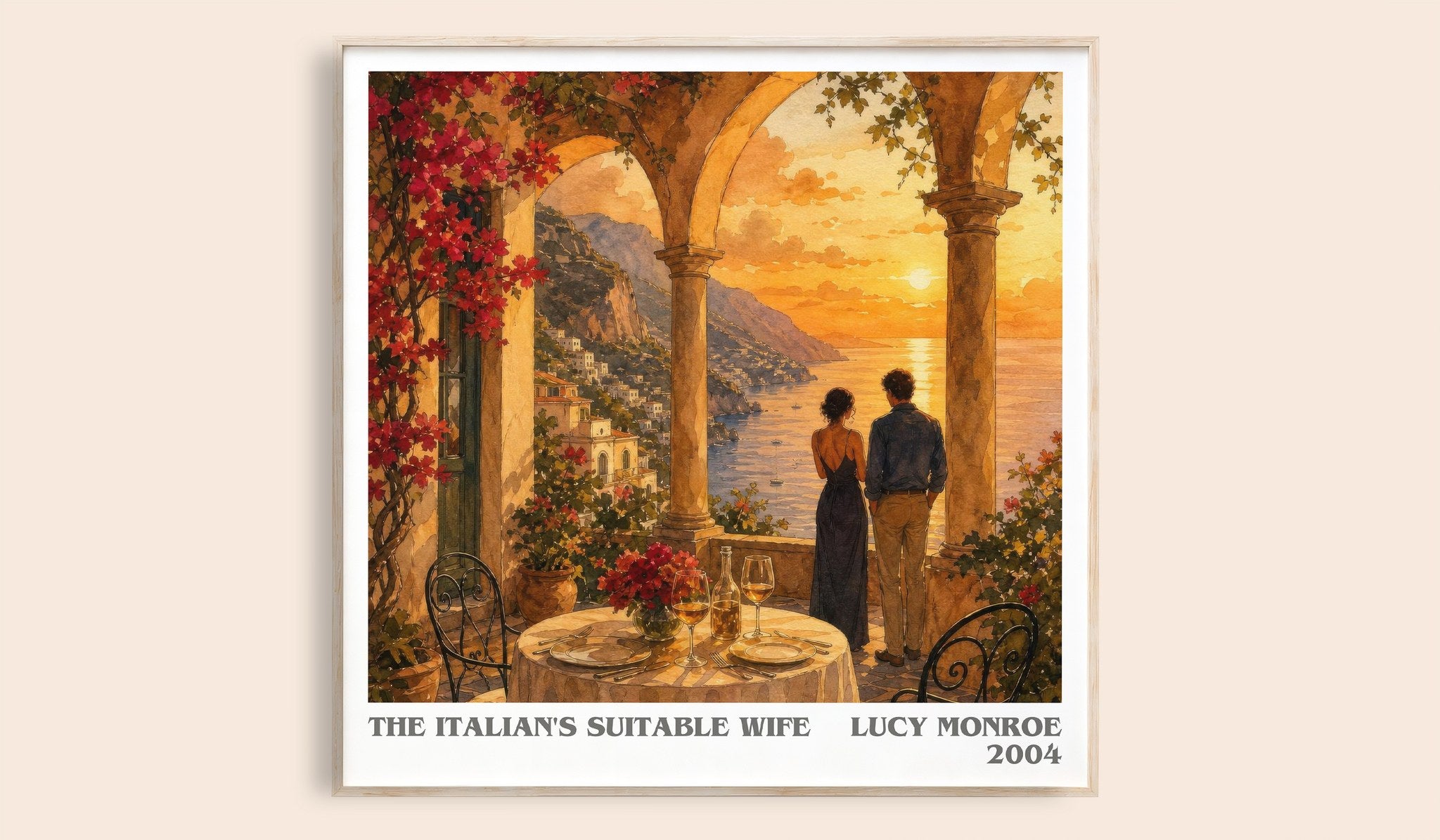 The Italian's Suitable Wife Literary Art Print by Lucy Monroe