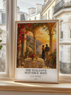 The Italian's Suitable Wife book cover poster colour and style options – Lucy Monroe book art