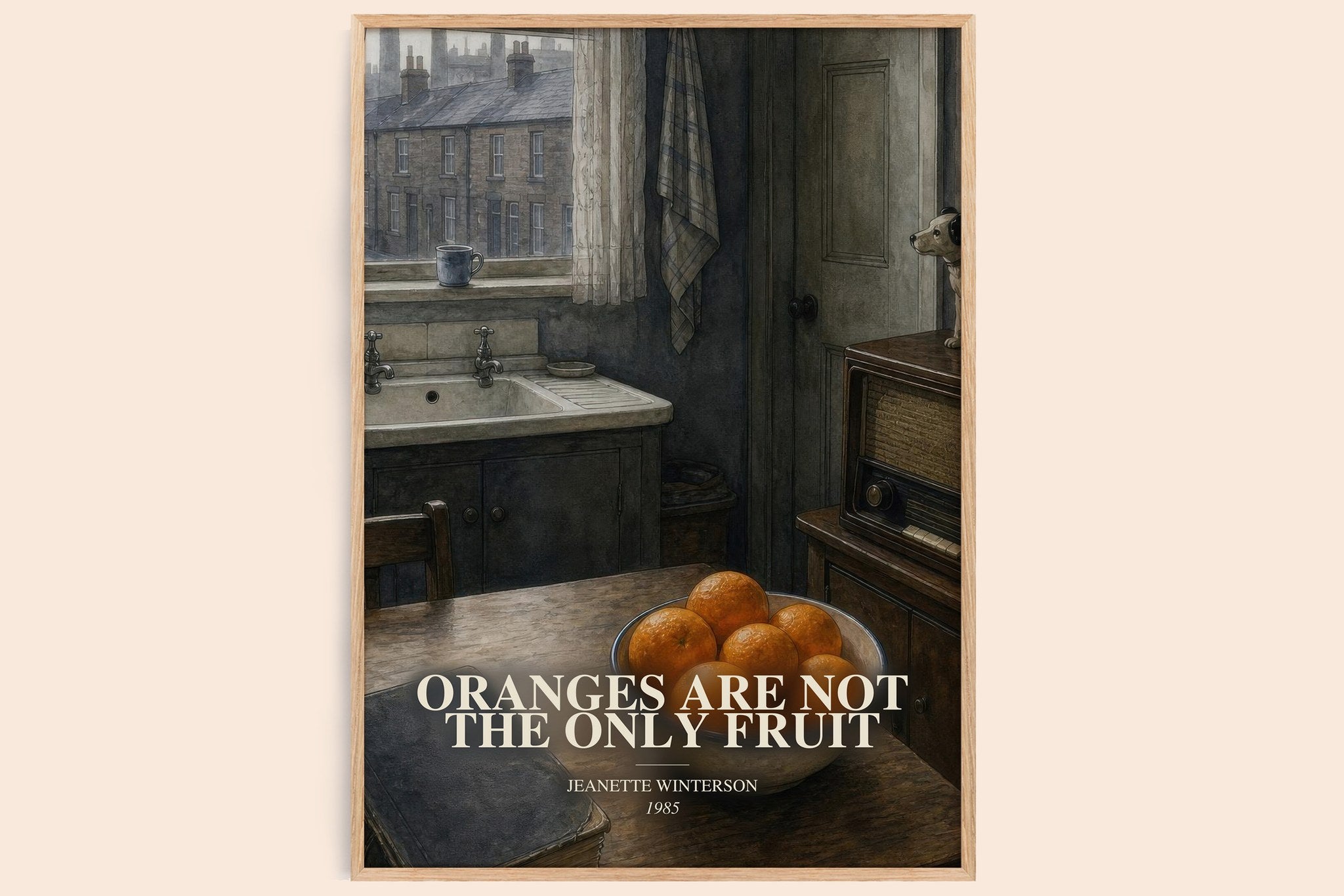 Oranges Are Not the Only Fruit Book Watercolour Illustration by Jeanette Winterson