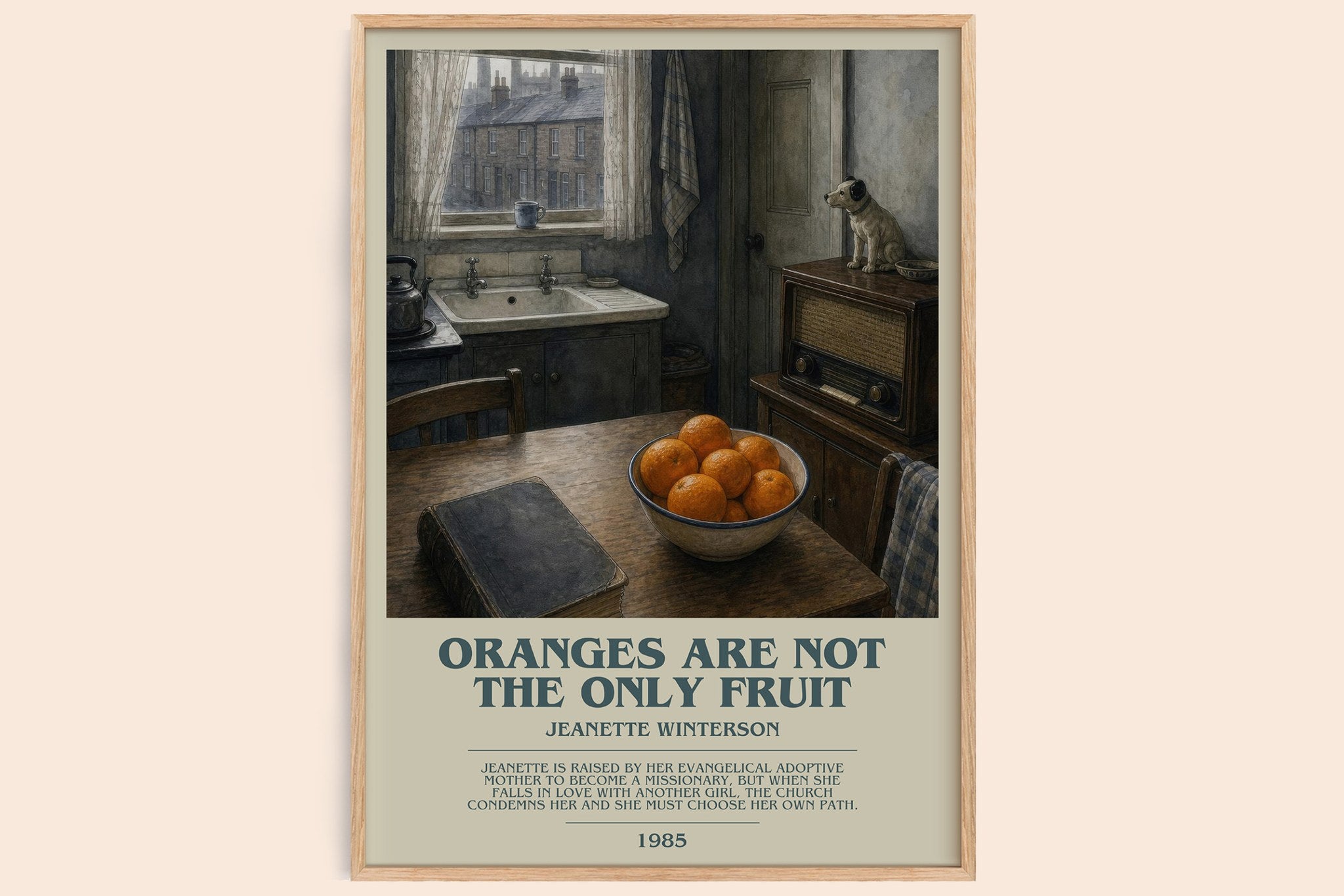 Oranges Are Not the Only Fruit Bookish Wall Art by Jeanette Winterson