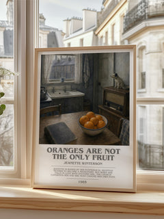 Oranges Are Not the Only Fruit Bookish Wall Art by Jeanette Winterson – image 2