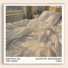 Written on the Body Literary Art Print by Jeanette Winterson – image 1