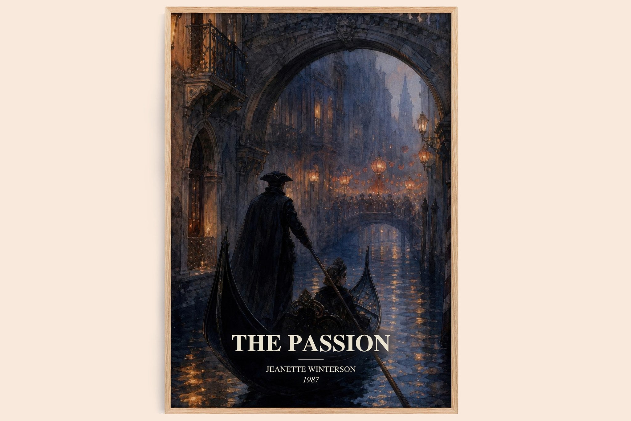 The passion Book Watercolour Illustration by Jeanette Winterson