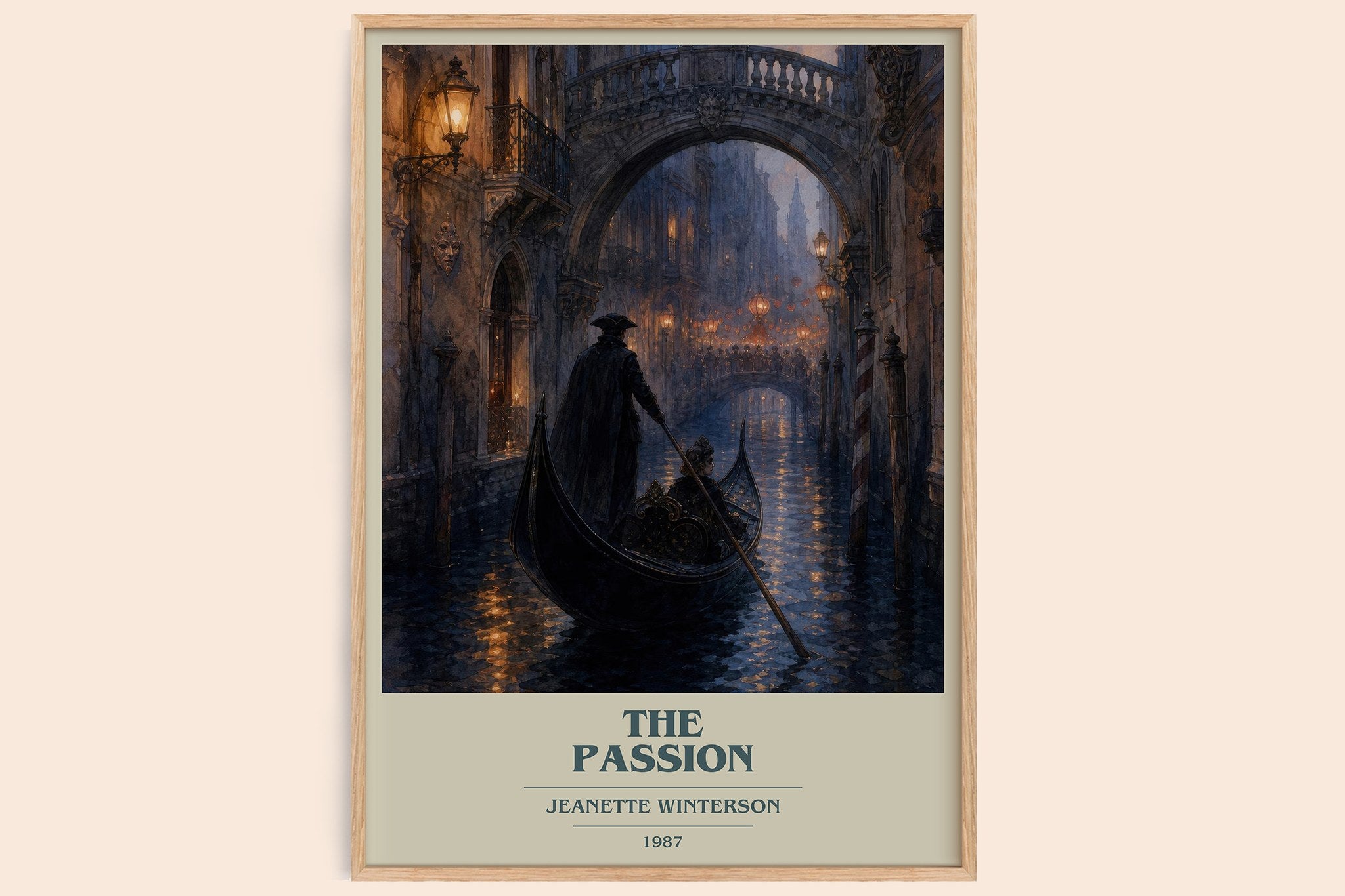 The passion Book Cover Poster by Jeanette Winterson