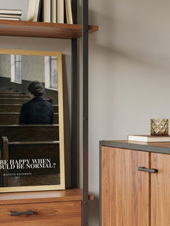 Why Be Happy When You Could Be Normal? book watercolour illustration paper finish options – matte satin gloss