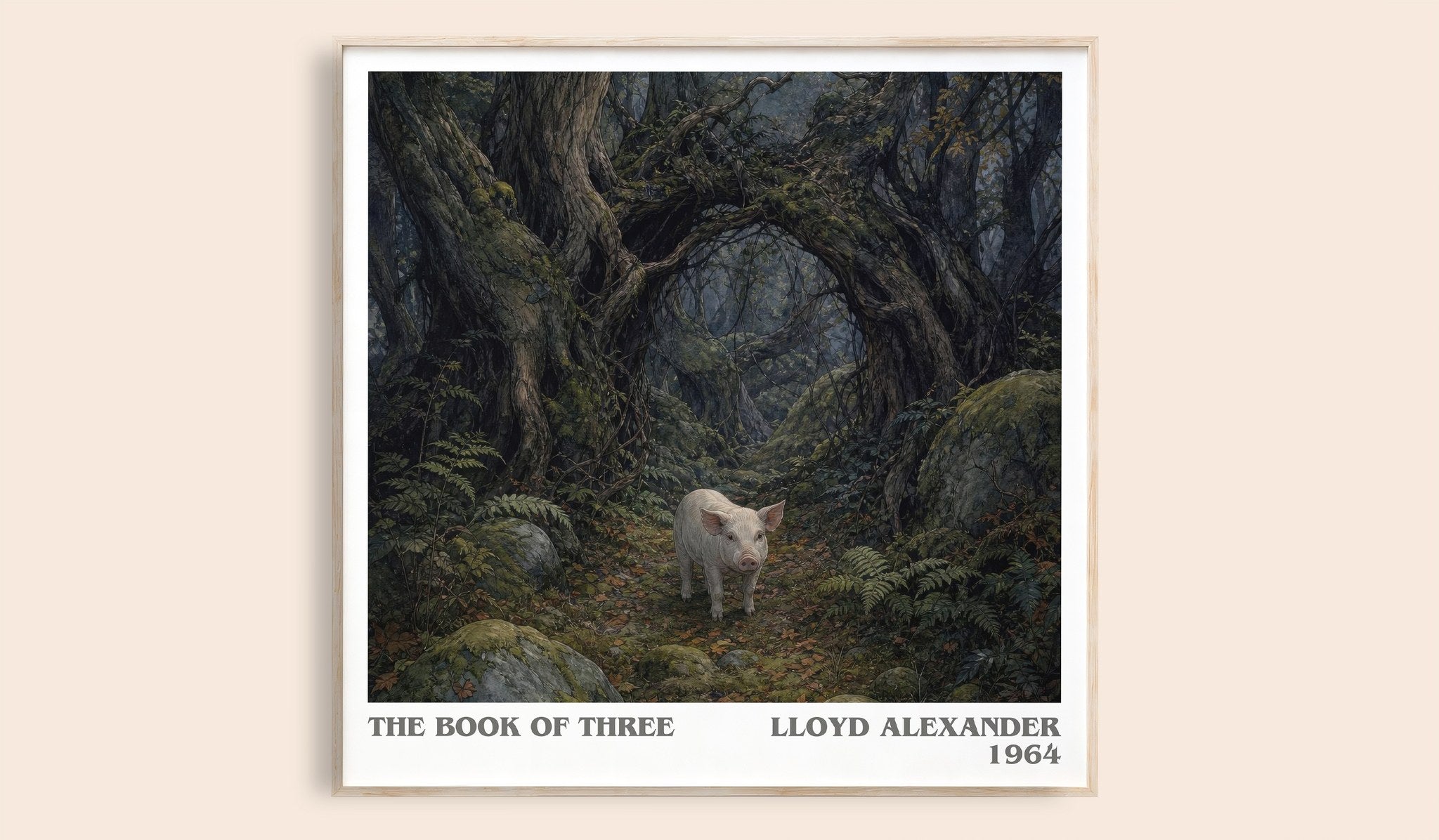 The Book Of Three Literary Art Print by Lloyd Alexander