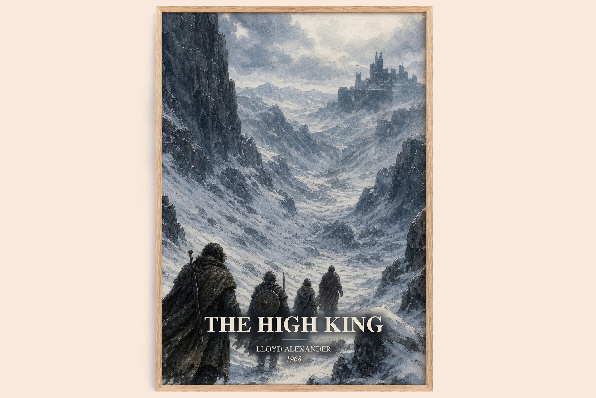 The High King Book Watercolour Illustration by Lloyd Alexander