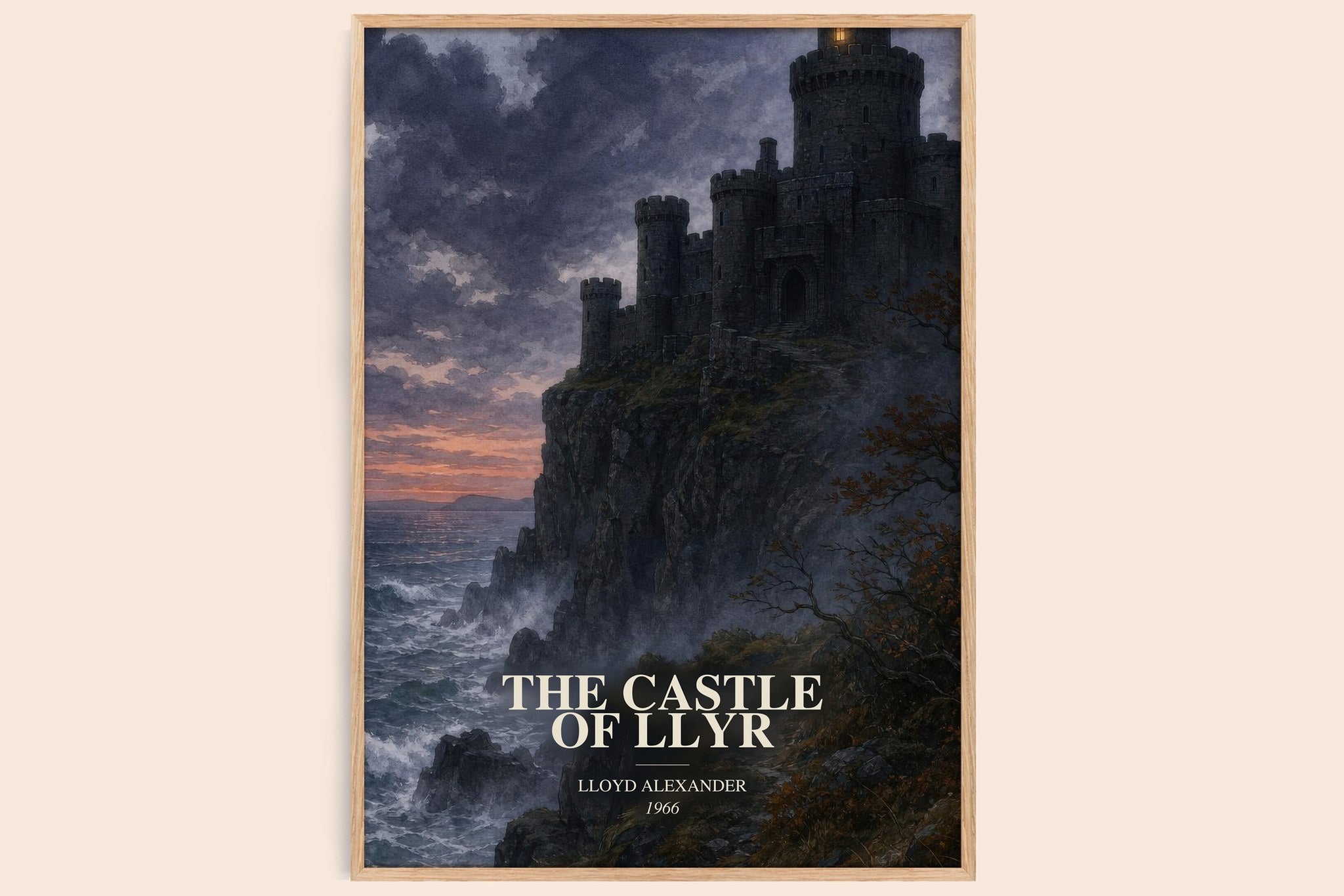 The Castle of Llyr Book Watercolour Illustration by Lloyd Alexander