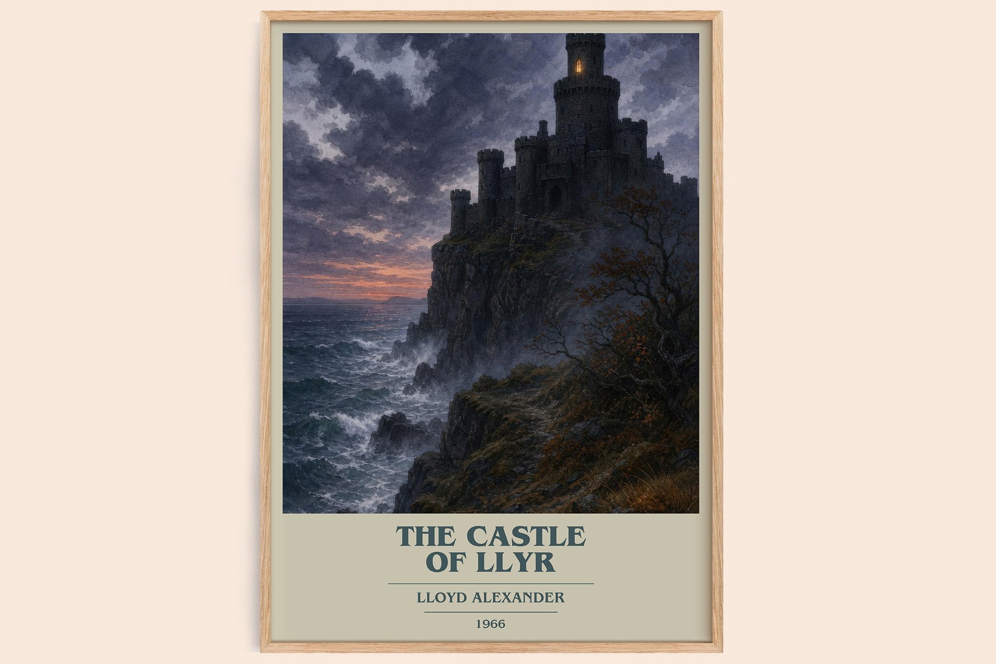 The Castle of Llyr Book Cover Poster by Lloyd Alexander