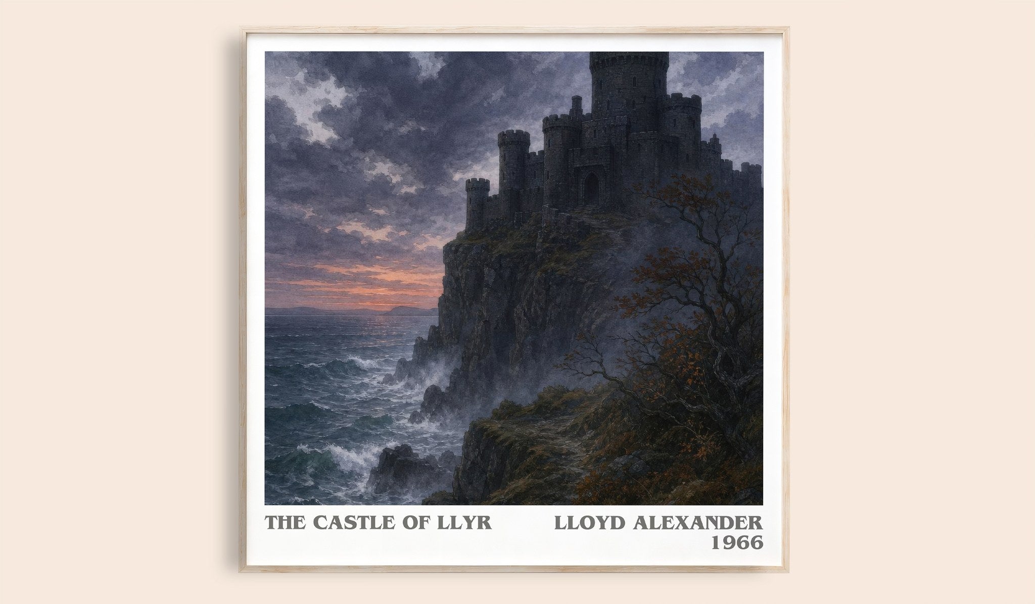 The Castle of Llyr Literary Art Print by Lloyd Alexander