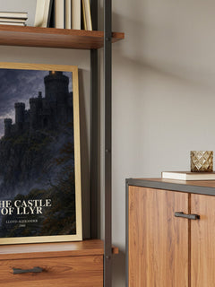 The Castle of Llyr book watercolour illustration paper finish options – matte satin gloss