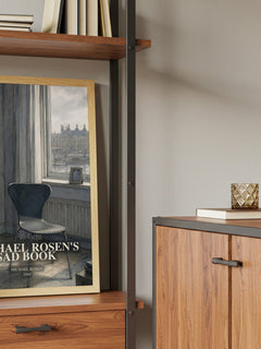 Michael Rosen's sad book book watercolour illustration paper finish options – matte satin gloss