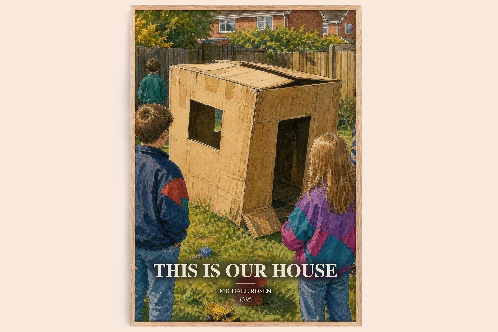 This is our house Book Watercolour Illustration by Michael Rosen
