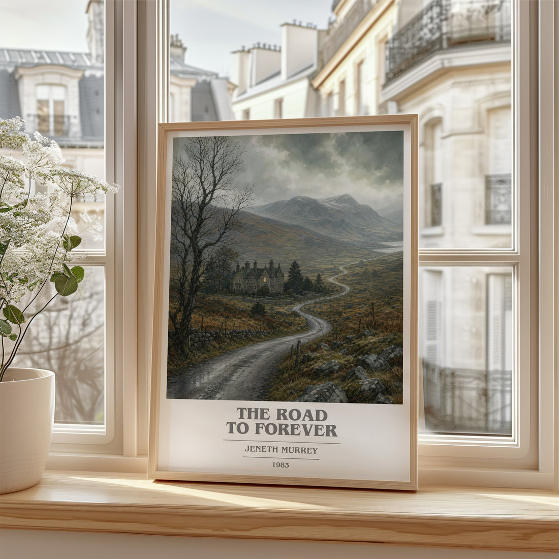 The road to forever book cover poster colour and style options – Jeneth Murrey book art