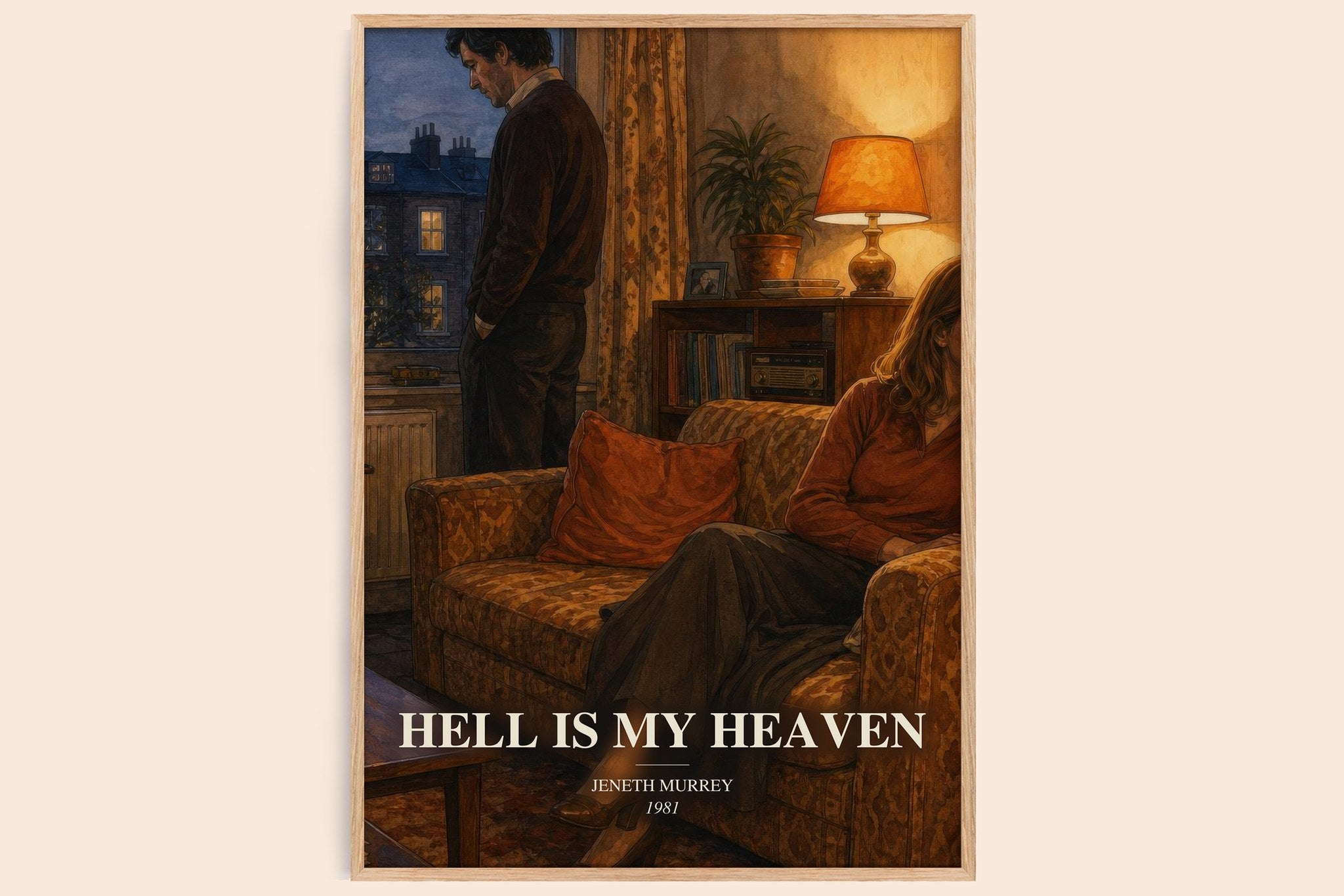 Hell is my heaven Book Watercolour Illustration by Jeneth Murrey