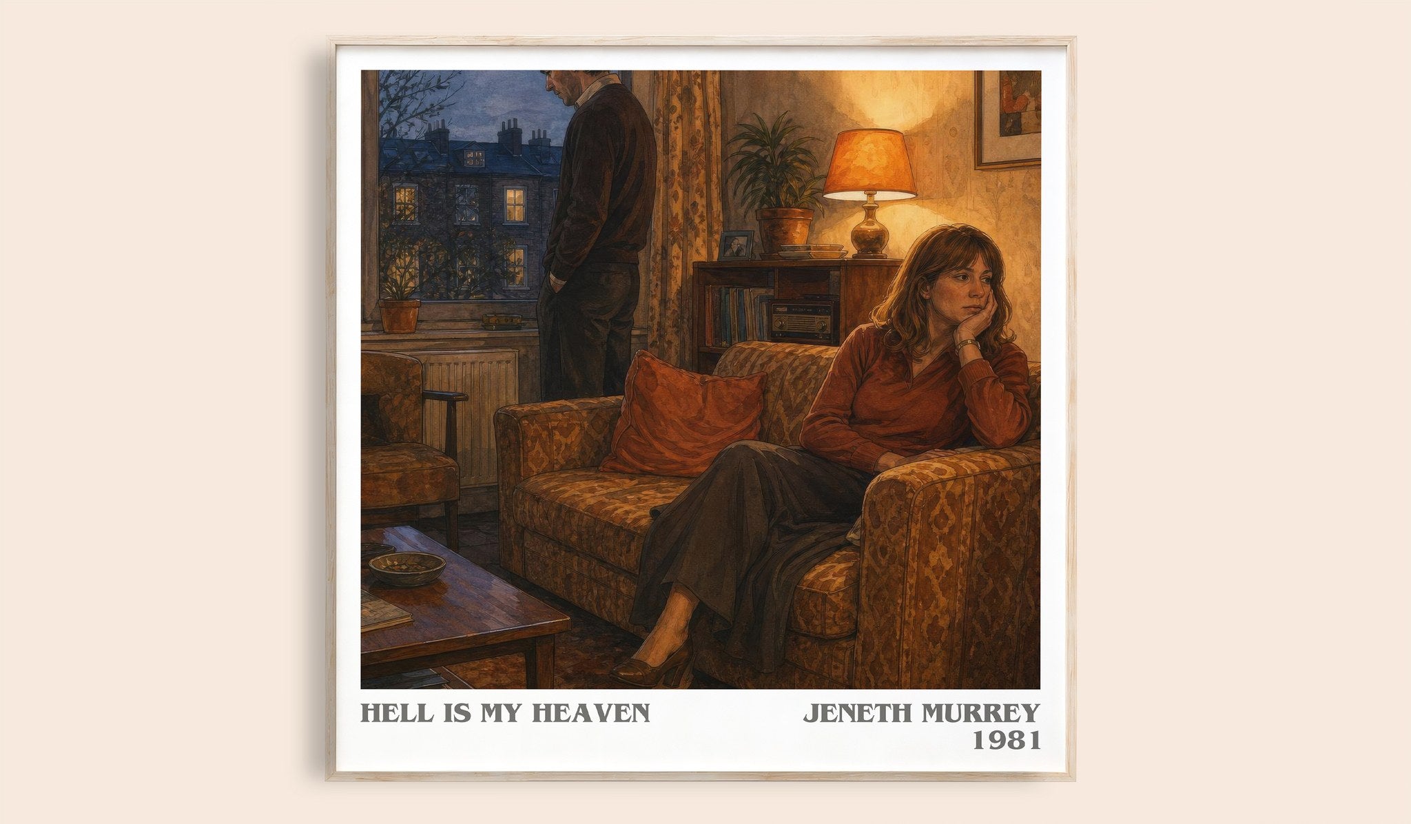 Hell is my heaven Literary Art Print by Jeneth Murrey