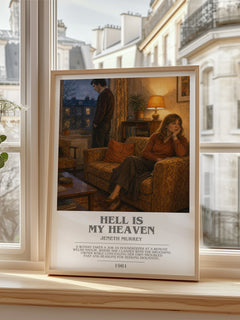 Hell is my heaven bookish poster colour and style options – Jeneth Murrey book art