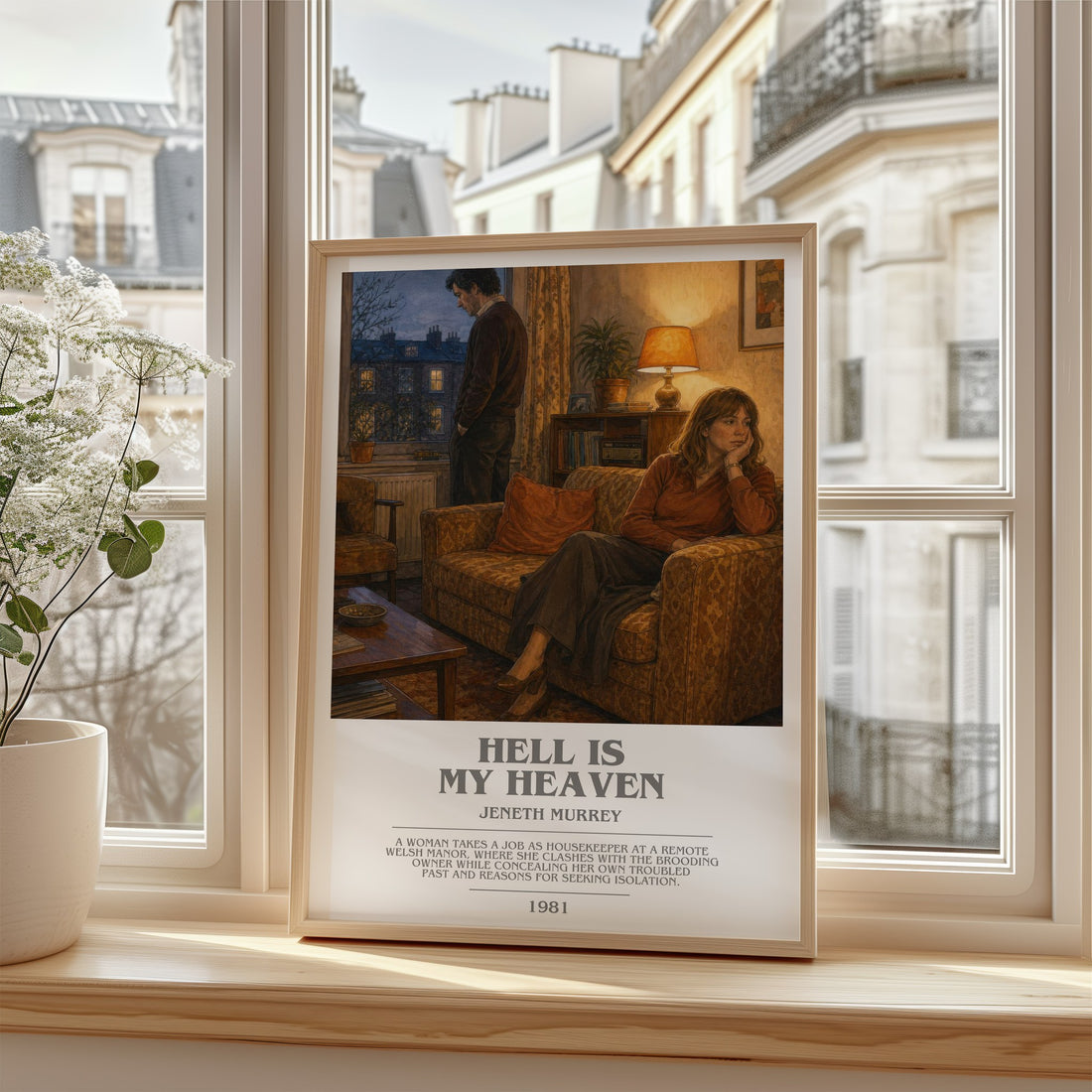 Hell is my heaven bookish poster colour and style options – Jeneth Murrey book art