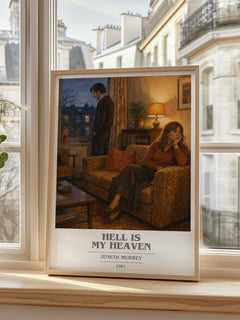 Hell is my heaven book cover poster colour and style options – Jeneth Murrey book art