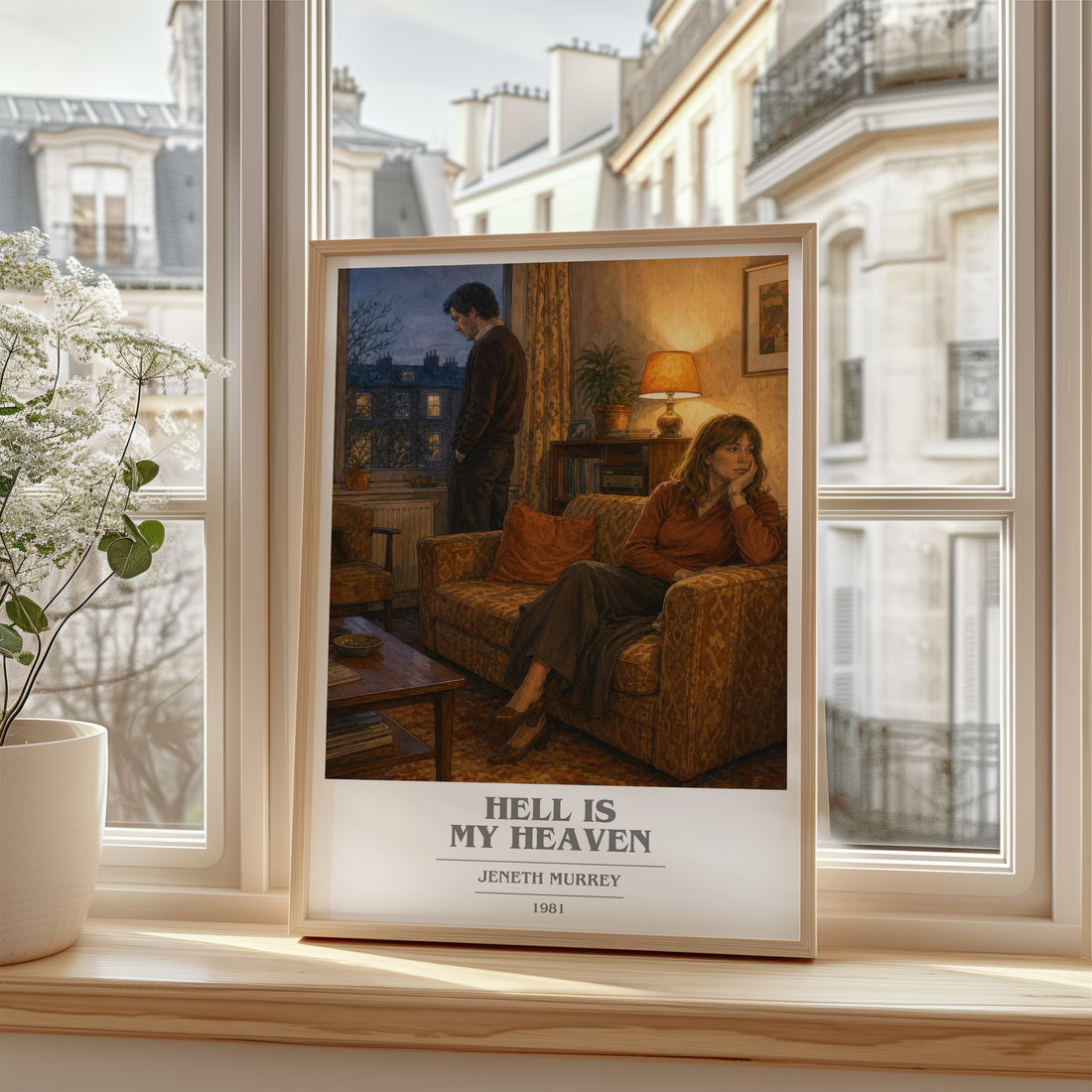Hell is my heaven book cover poster colour and style options – Jeneth Murrey book art