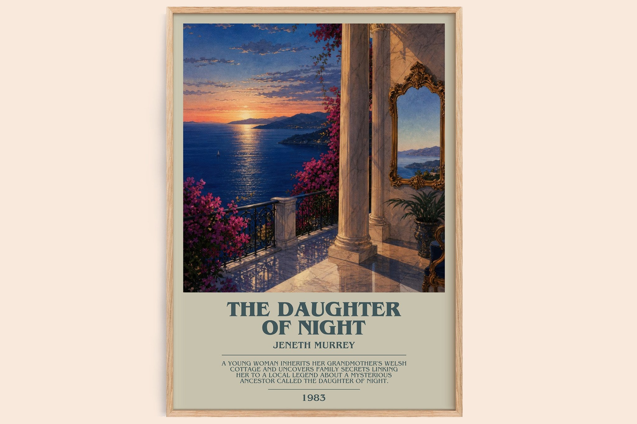 The daughter of night Bookish Wall Art by Jeneth Murrey