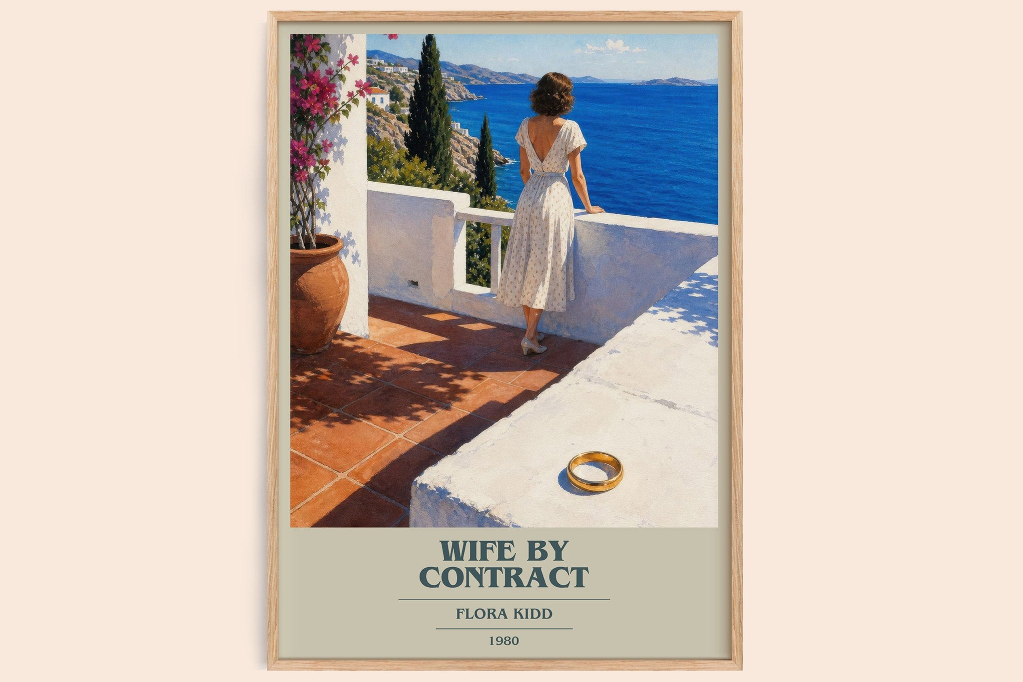 Wife by Contract Book Cover Poster by Flora Kidd