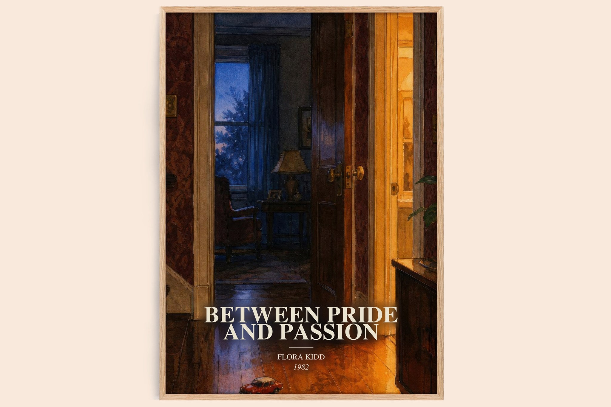 Between Pride and Passion Book Watercolour Illustration by Flora Kidd