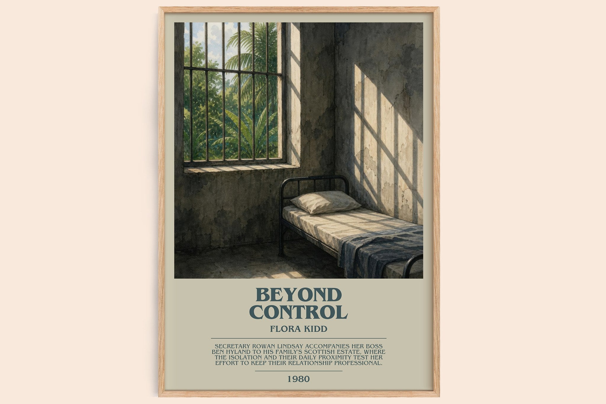 Beyond Control Bookish Wall Art by Flora Kidd