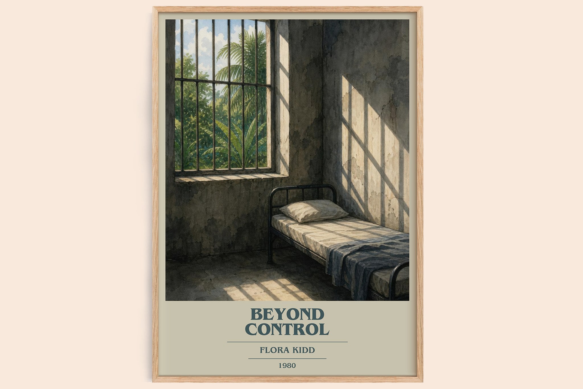 Beyond Control Book Cover Poster by Flora Kidd