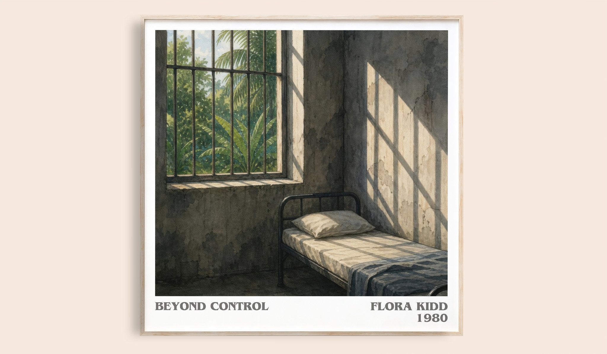 Beyond Control Literary Art Print by Flora Kidd