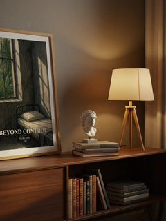 Beyond Control watercolour print on bookshelf – Flora Kidd fan gift