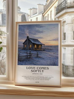 Love Comes Softly bookish poster colour and style options – Janette Oke book art