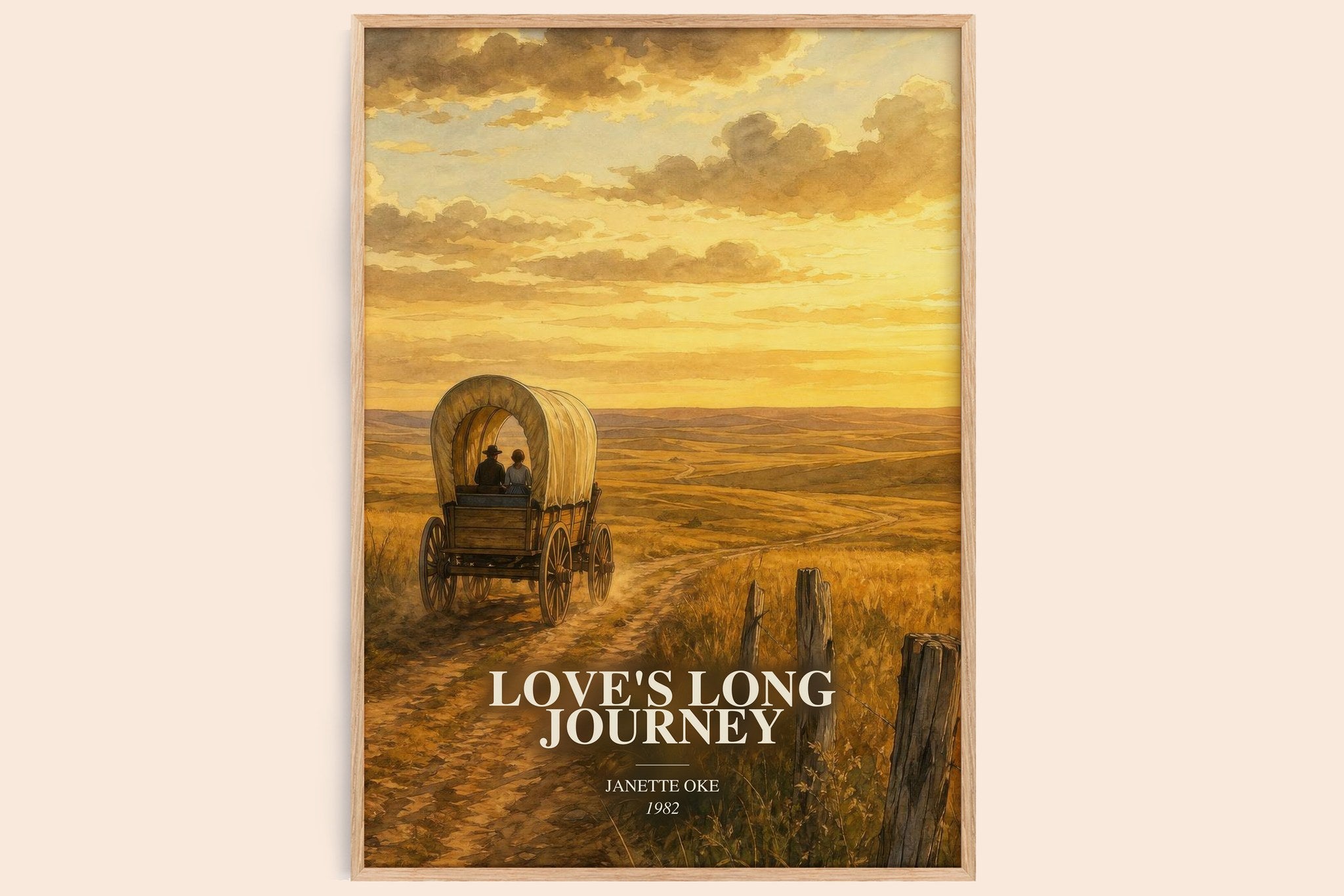 Love's long journey Book Watercolour Illustration by Janette Oke