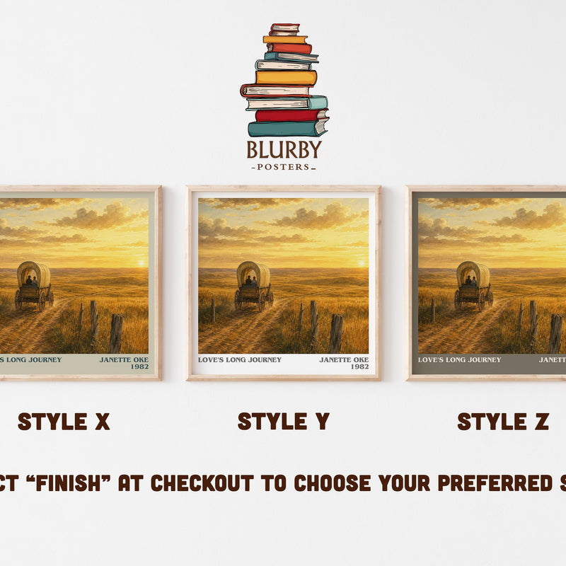 Love's long journey literary print in frame leaning in hallway – romance wall art