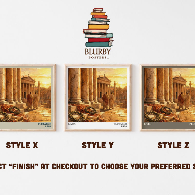Lives literary print in frame leaning in hallway – non fiction wall art