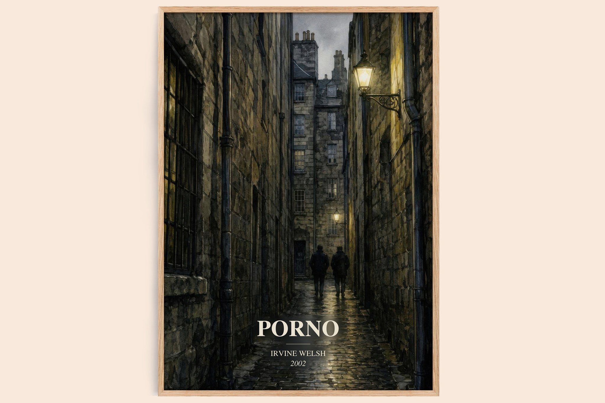 Porno Book Watercolour Illustration by Irvine Welsh