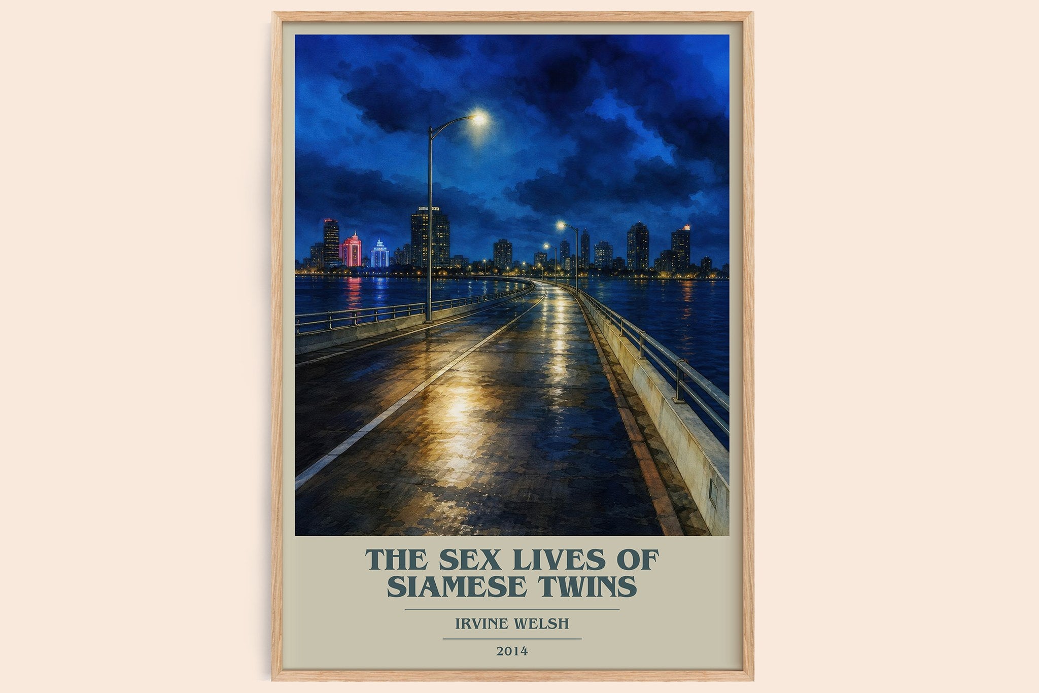 The Sex Lives Of Siamese Twins Book Cover Poster by Irvine Welsh
