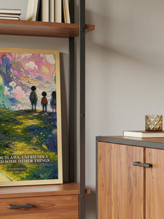 Noisy Outlaws, Unfriendly Blobs, and Some Other Things . . book watercolour illustration paper finish options – matte satin