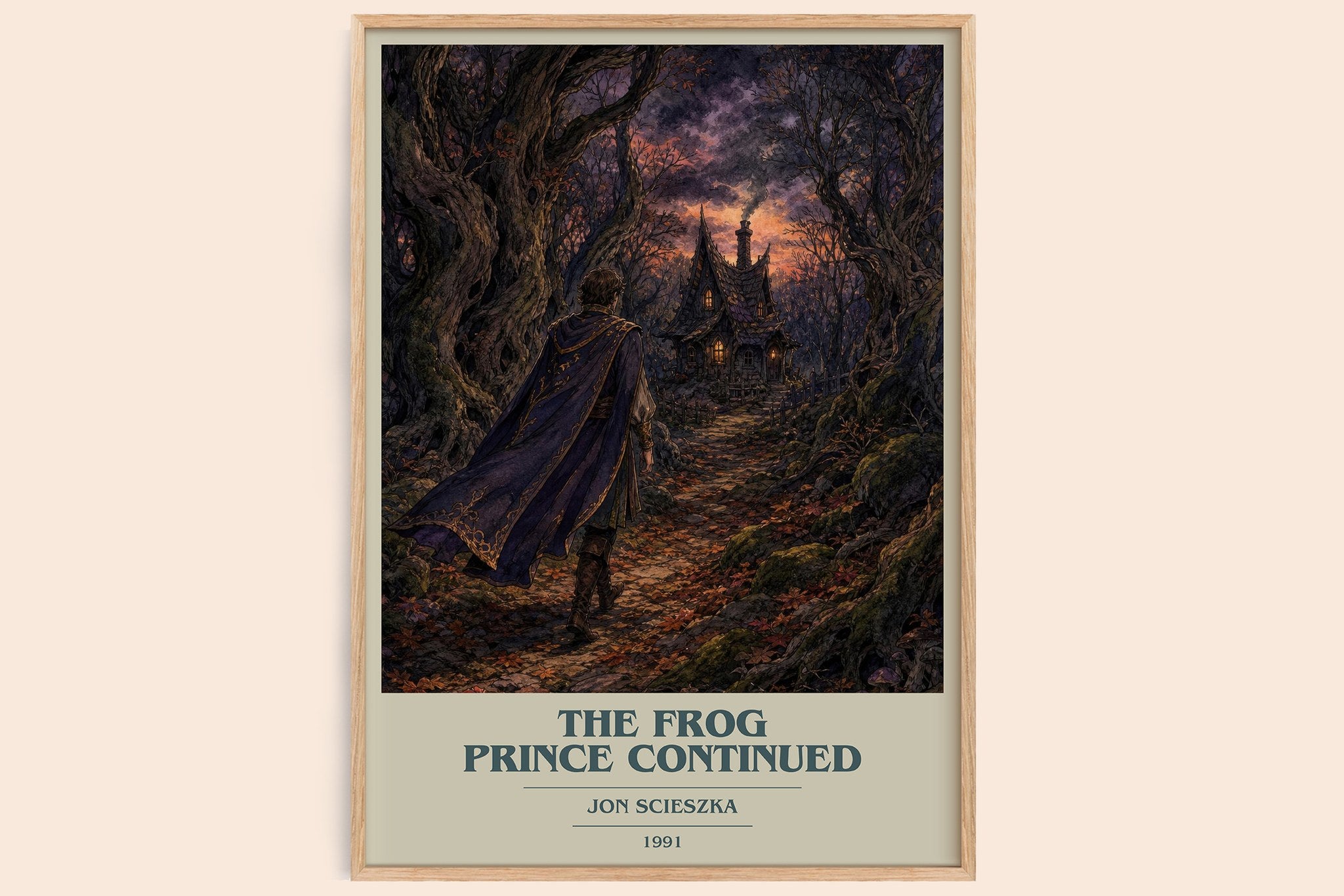 The Frog Prince Continued Book Cover Poster by Jon Scieszka