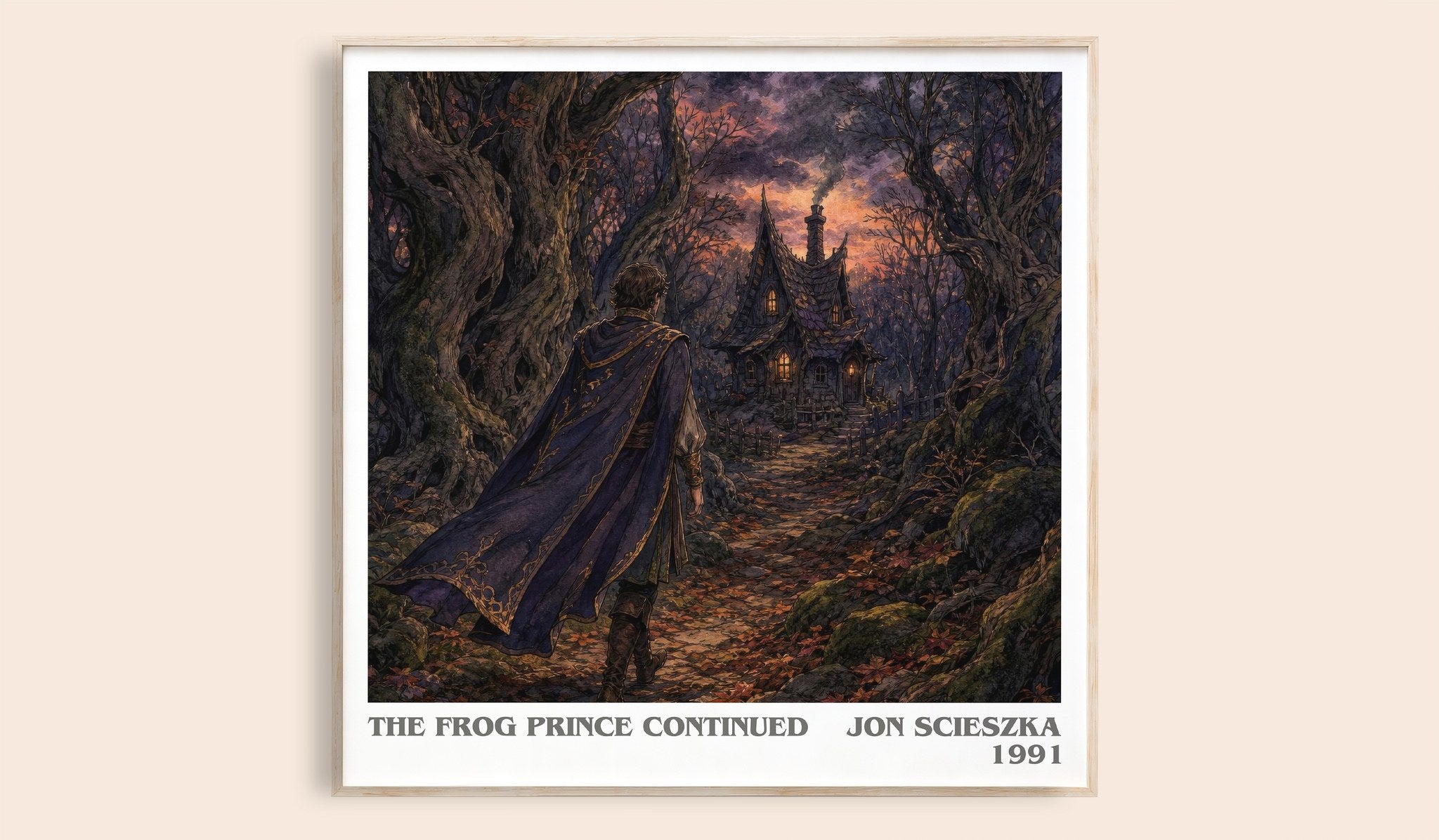 The Frog Prince Continued Literary Art Print by Jon Scieszka