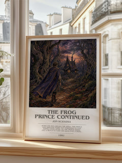 The Frog Prince Continued bookish poster colour and style options – Jon Scieszka book art