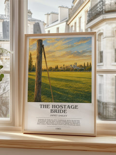 The Hostage Bride bookish poster colour and style options – Janet Dailey book art
