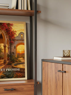 Sweet Promise book watercolour illustration paper finish options – matte satin gloss