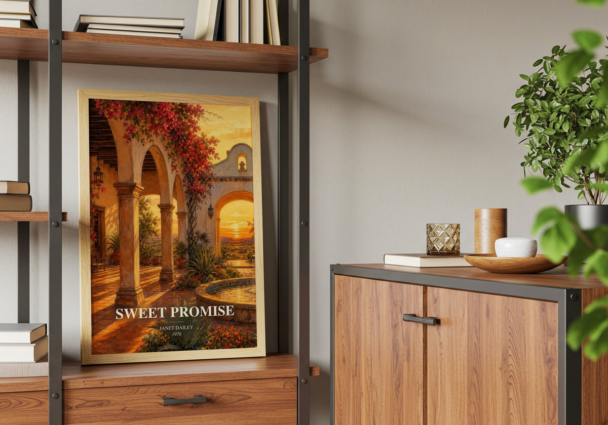 Sweet Promise book watercolour illustration paper finish options – matte satin gloss