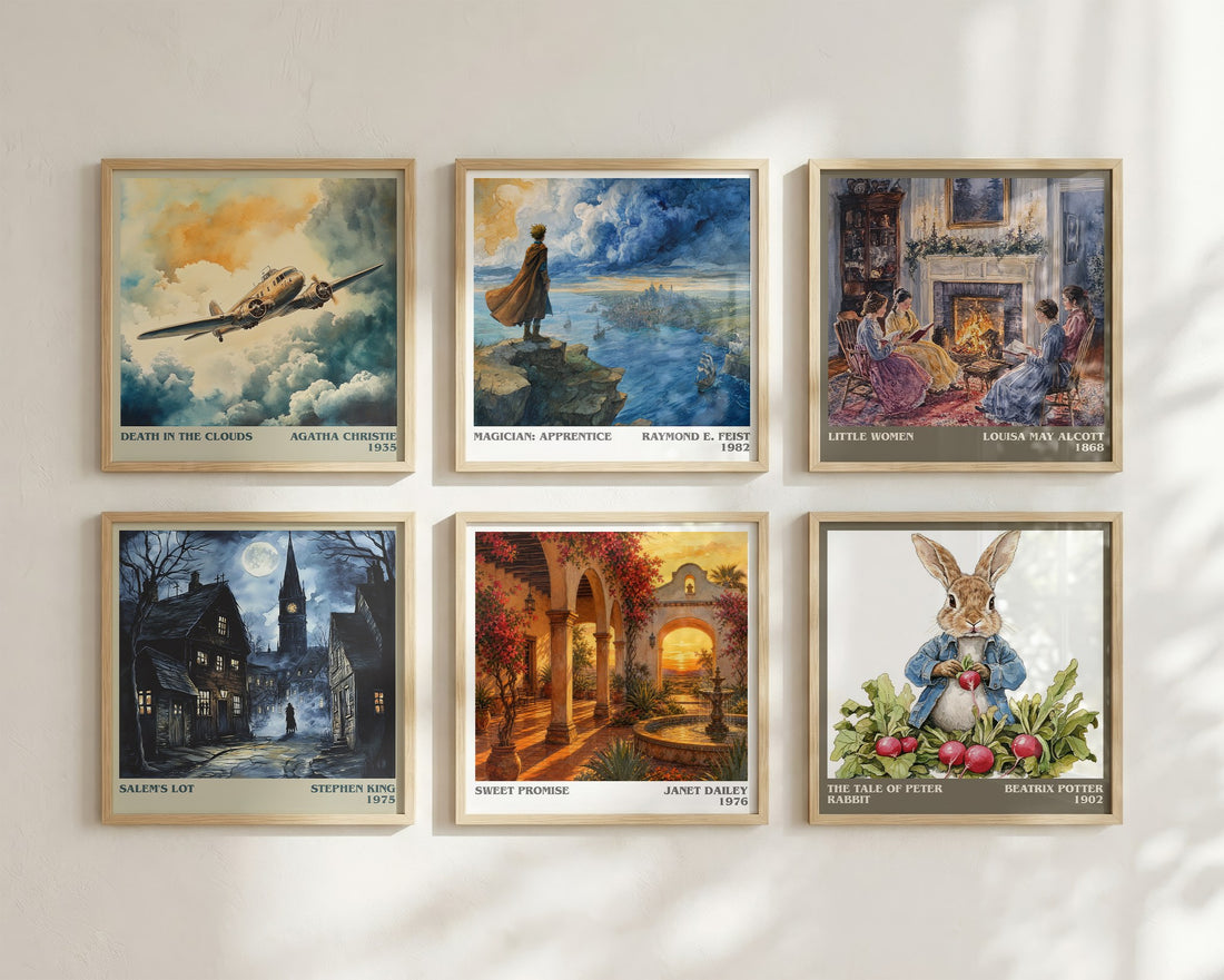 Sweet Promise literary art print colour and style options – Janet Dailey book art