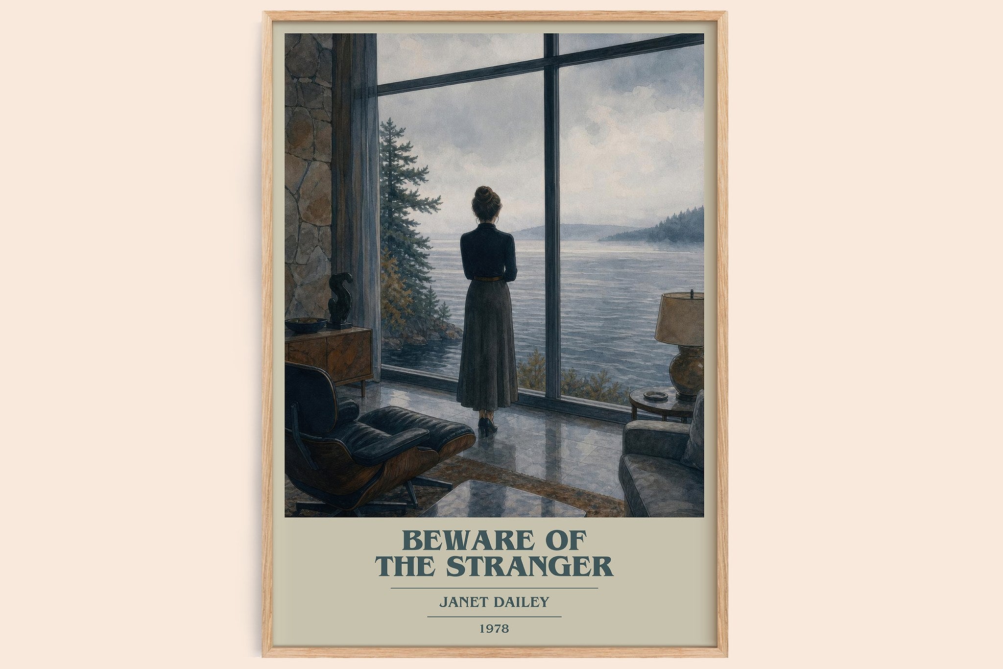 Beware of the Stranger Book Cover Poster by Janet Dailey