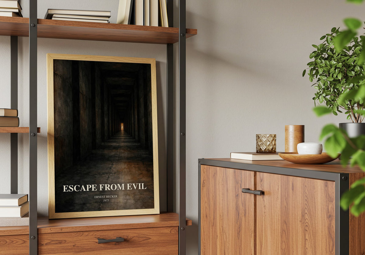 Escape from Evil book watercolour illustration paper finish options – matte satin gloss