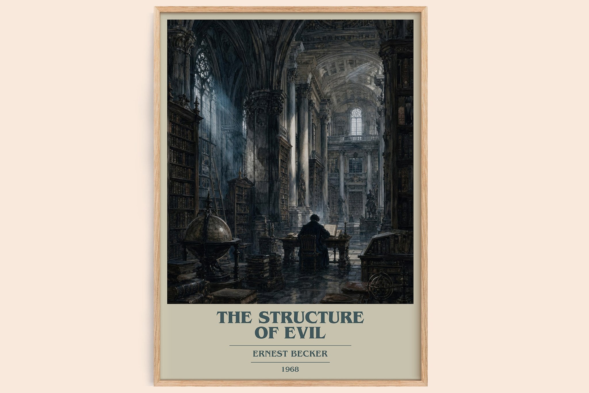 The structure of evil Book Cover Poster by Ernest Becker