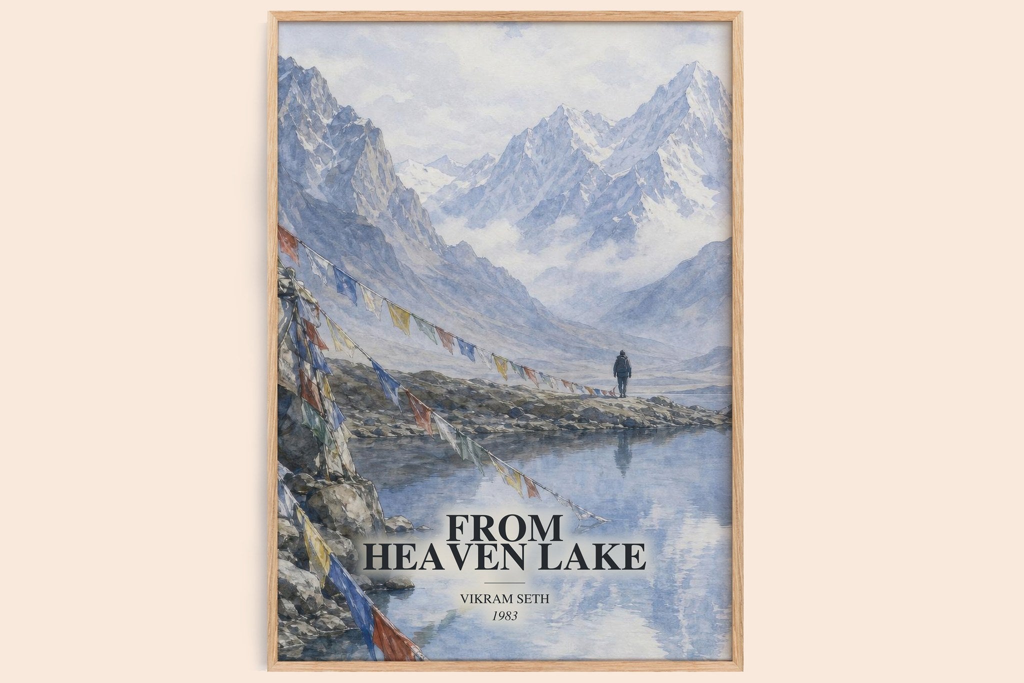 From Heaven Lake Book Watercolour Illustration by Vikram Seth