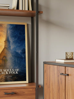 The Souls of Black Folk book watercolour illustration paper finish options – matte satin gloss